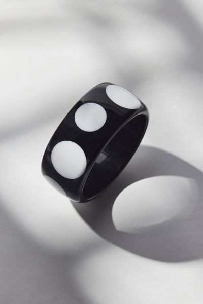 Polka Dot Chunky Bangle Bracelet