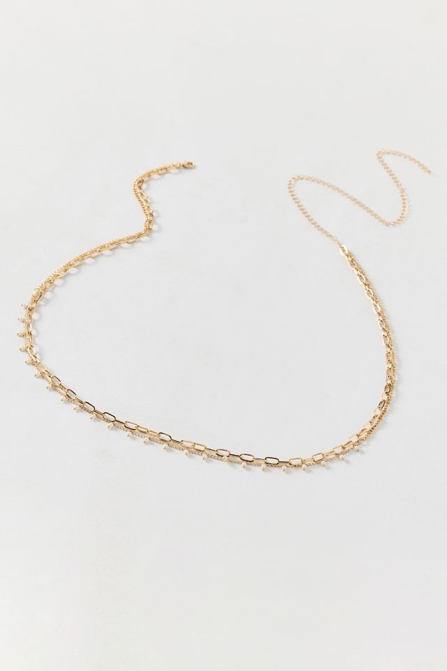 Pearl Double-Layered Belly Chain #1