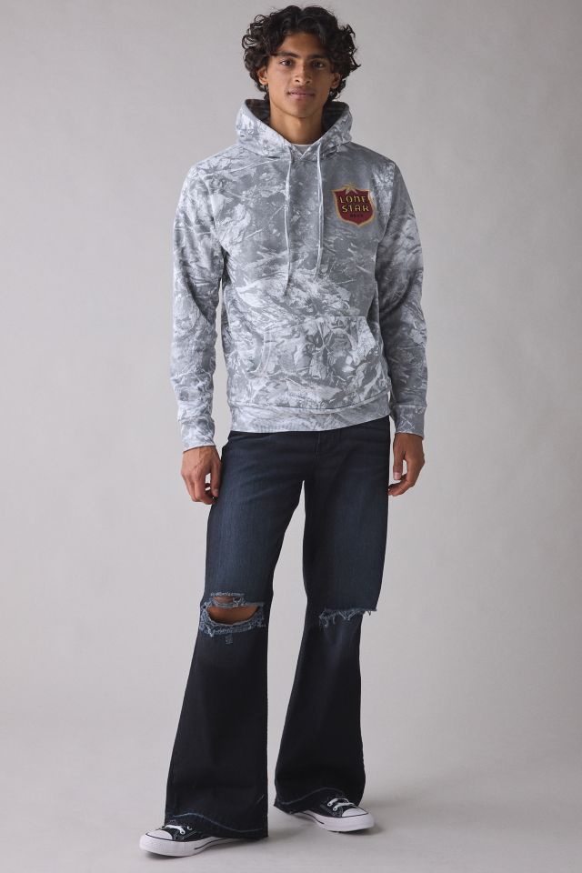 Lone Star Beer Graphic Camo Hoodie Sweatshirt #1