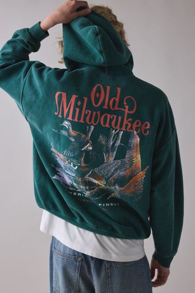 Urban Outfitters Old Milwaukee Logo Graphic Camo Tee