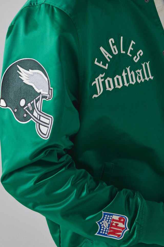 Pro Standard NFL Philadelphia Eagles Satin Bomber Jacket #4