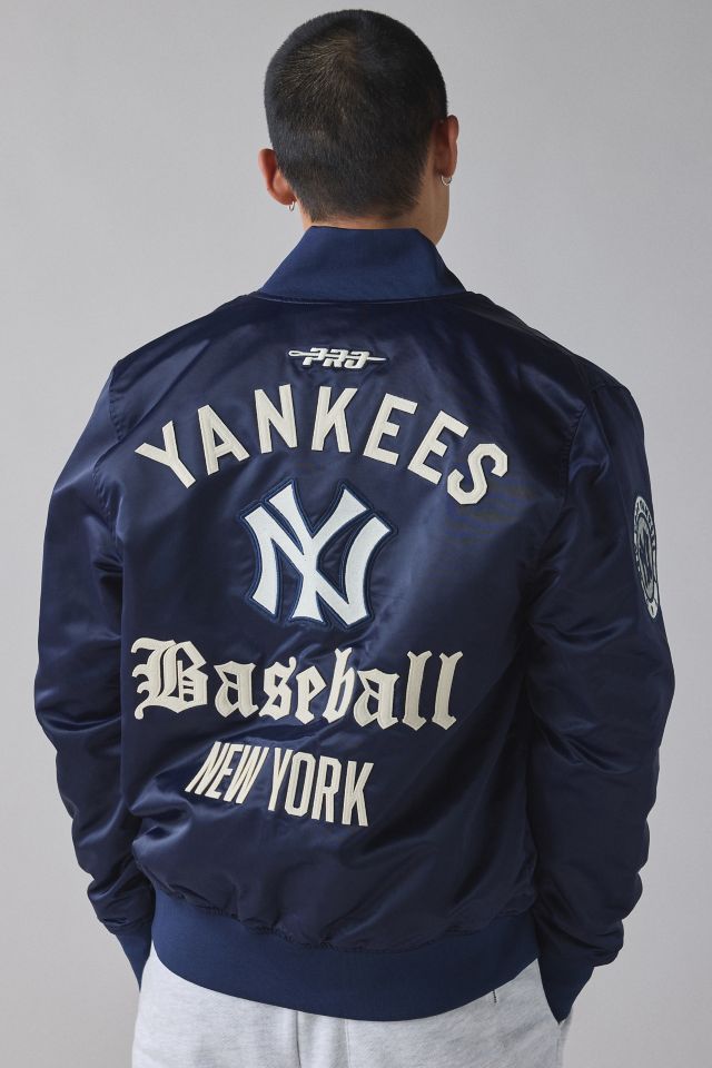Pro Standard MLB New York Yankees Satin Bomber Jacket #1