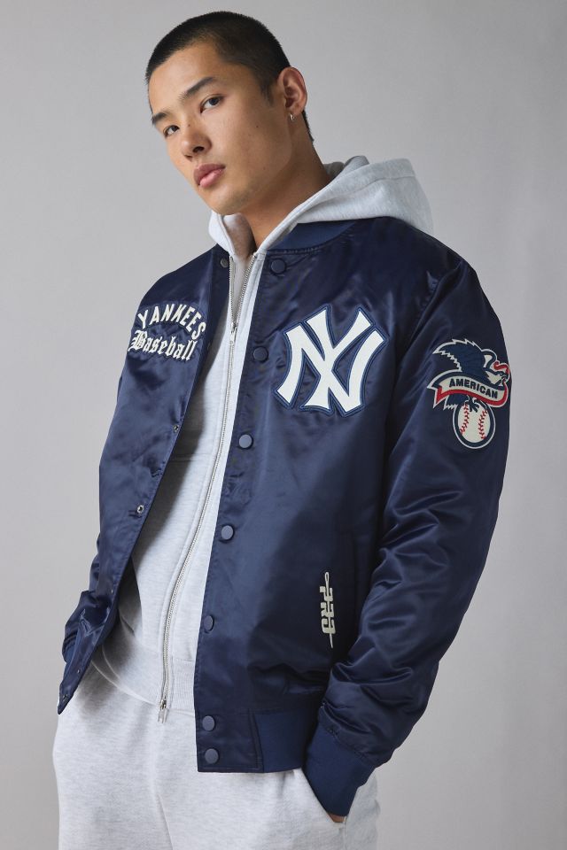 Pro Standard MLB New York Yankees Satin Bomber Jacket #2