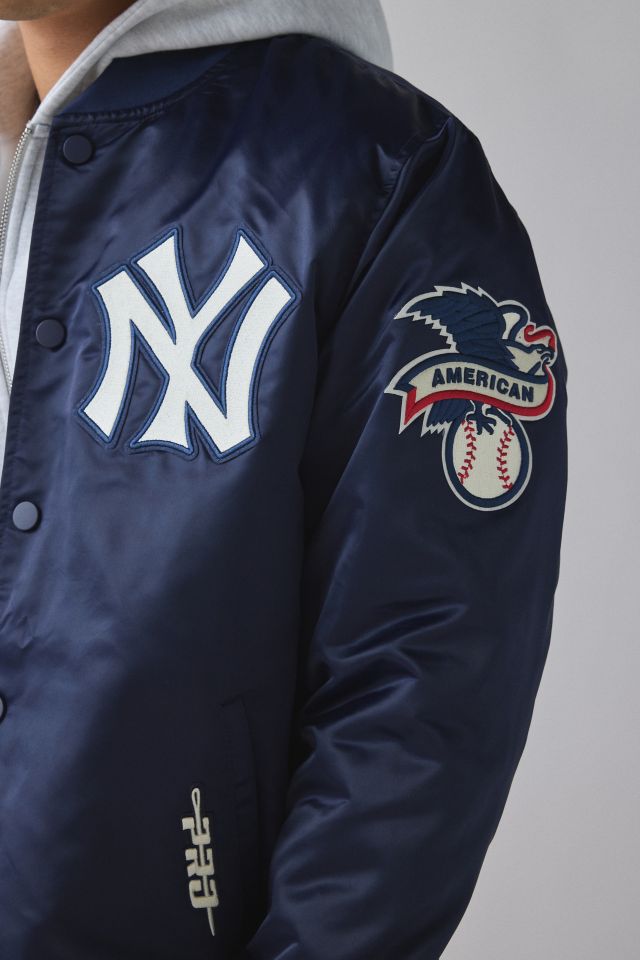 Pro Standard MLB New York Yankees Satin Bomber Jacket #3