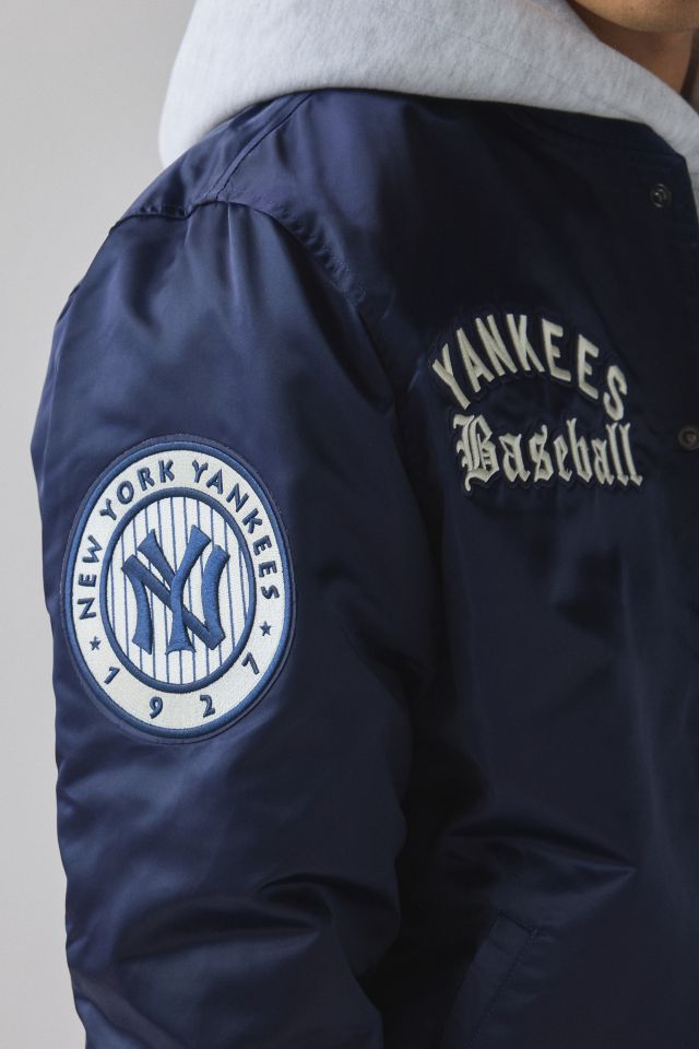 Pro Standard MLB New York Yankees Satin Bomber Jacket #4