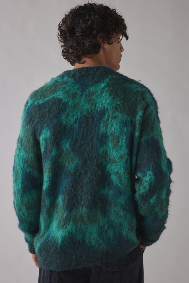 Manastash Blurry Jacquard Fuzzy Cardigan #1