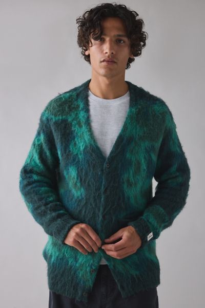 Manastash Blurry Jacquard Fuzzy Cardigan