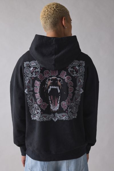 Death Row Records Doberman Graphic Hoodie Sweatshirt