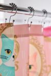 Cat Cameos Patterned Shower Curtain