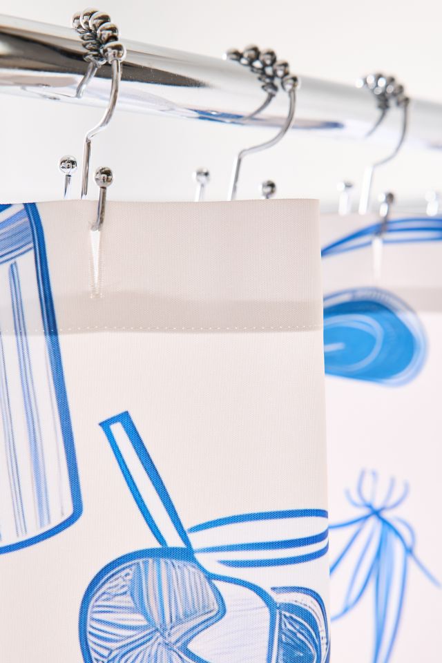 Coastal Cowgirl Patterned Shower Curtain #2