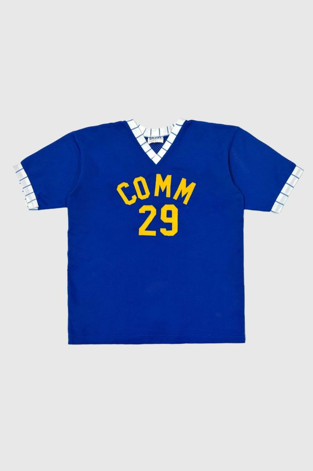 Vintage 1970's Post Mfg. Baseball Mesh Jersey Shirt