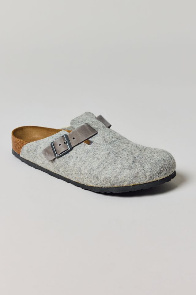 Birkenstock Men's Boston Natural Leather-Felt Clog #2