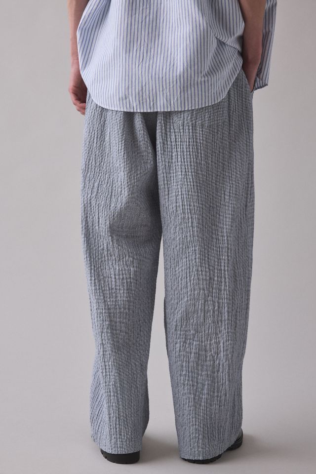 ReMADE By UO Remnants Crinkle Cotton Poplin Beach Pant #1