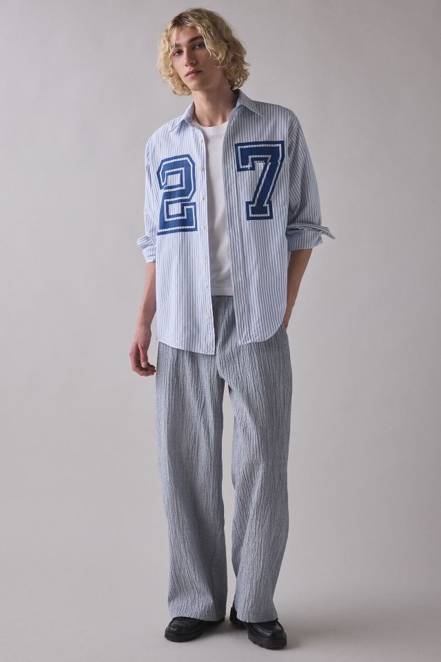 ReMADE By UO Remnants Crinkle Cotton Poplin Beach Pant #2