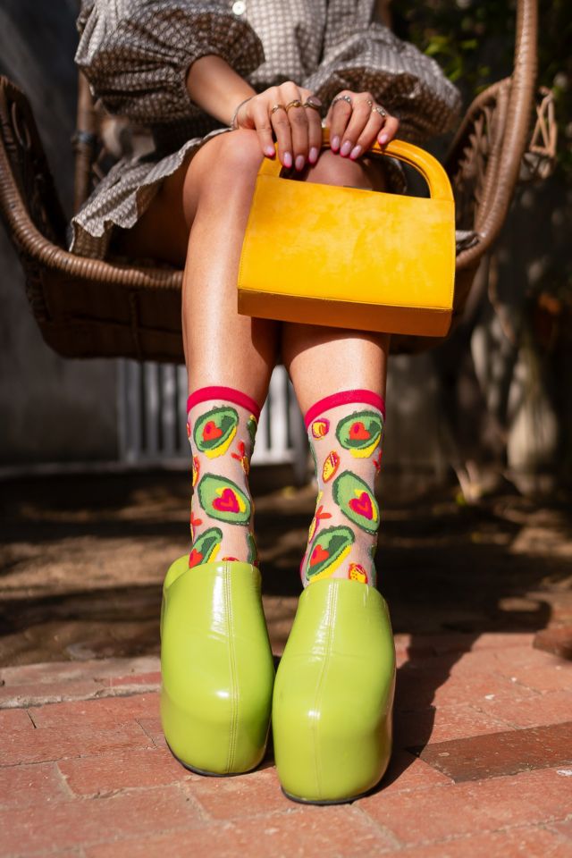 Sock Candy Avocado Lover Sheer Sock #3
