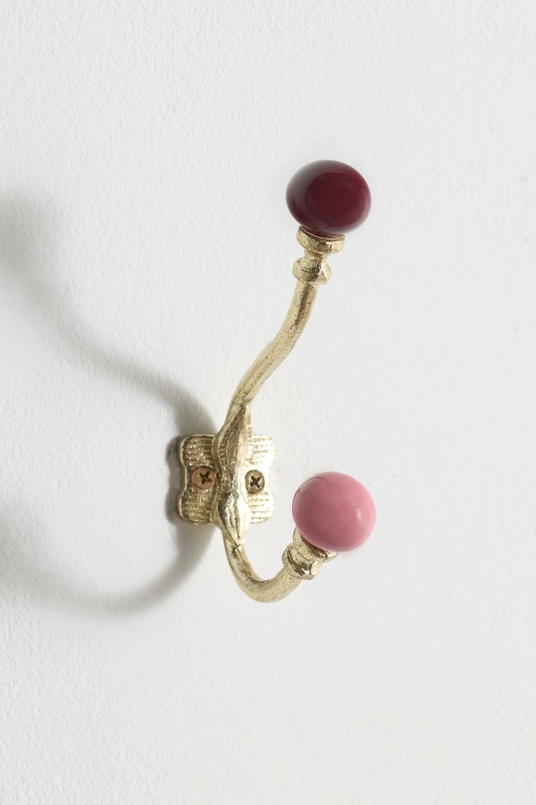 Mid-Century Wall Hook - Magenta Top/Pink Bottom, Regular, ONE SIZE