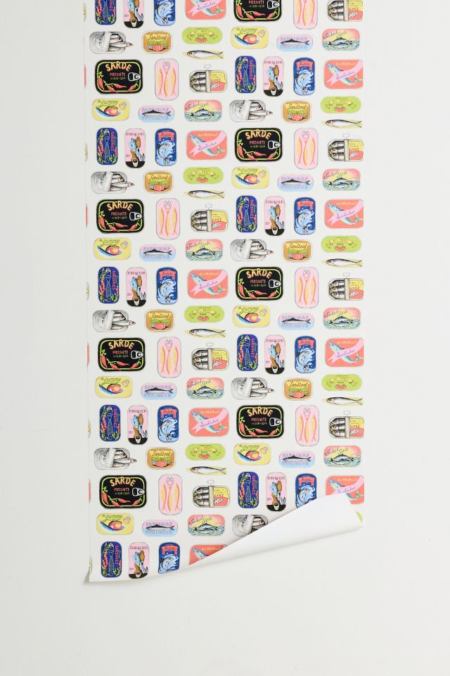 Rachel Antonoff Sardine Tins Removable Wallpaper #1