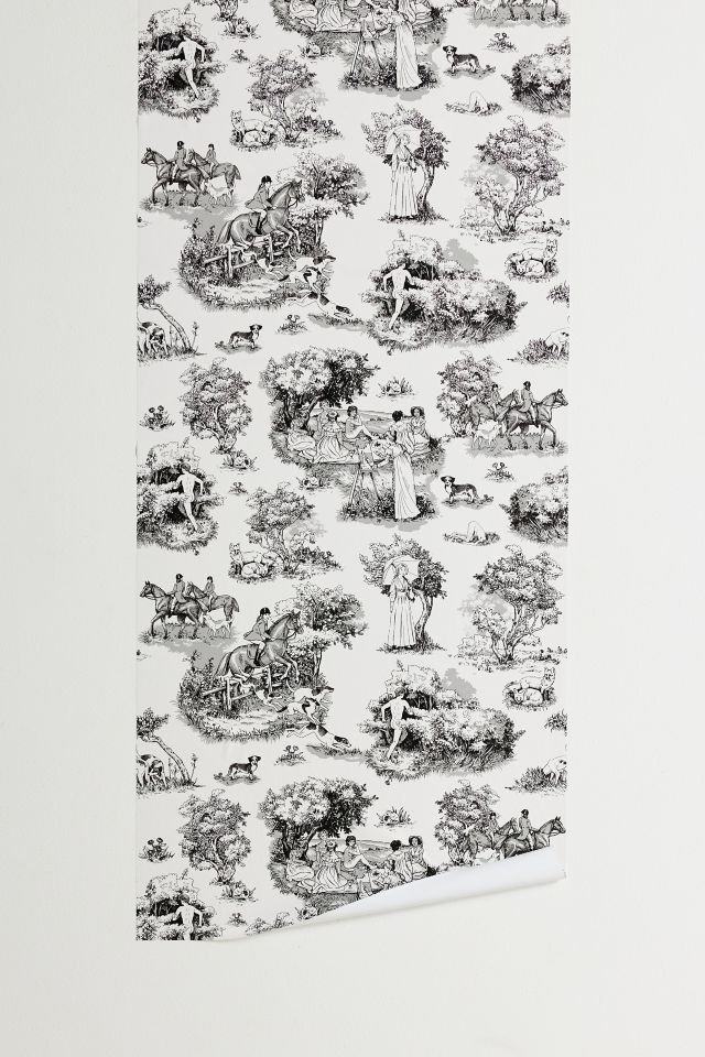 Rachel Antonoff The Chase Toile Removable Wallpaper #1