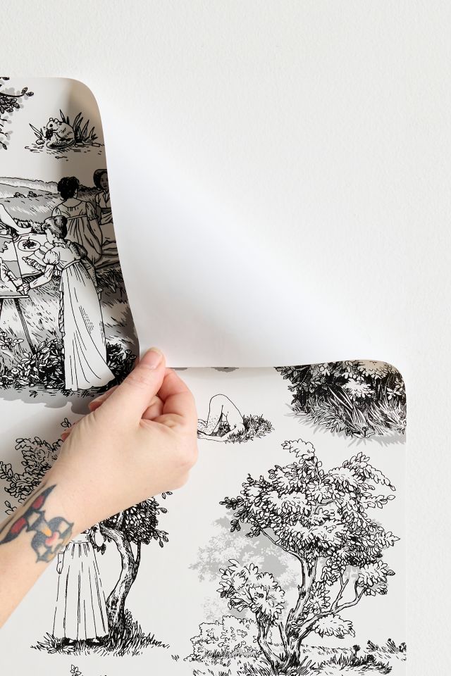 Rachel Antonoff The Chase Toile Removable Wallpaper #2