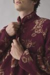 BDG Printed Fleece Quarter Zip Sweatshirt
