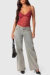 Edikted Eira Sheer Lace Tank Top
