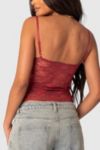 Edikted Eira Sheer Lace Tank Top