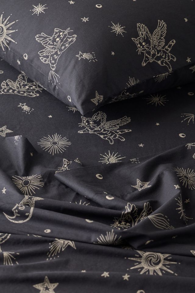 Cosmic Kitties Patterned Sheet Set #1