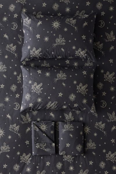 Cosmic Kitties Patterned Sheet Set