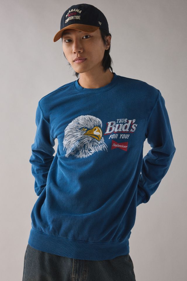 Budweiser Eagle Graphic Crew Neck Sweatshirt #3
