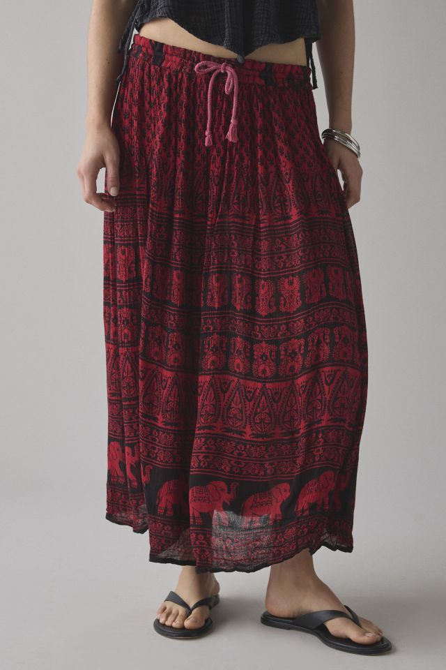 ReMADE By UO Overdyed Gauze Maxi Skirt #2