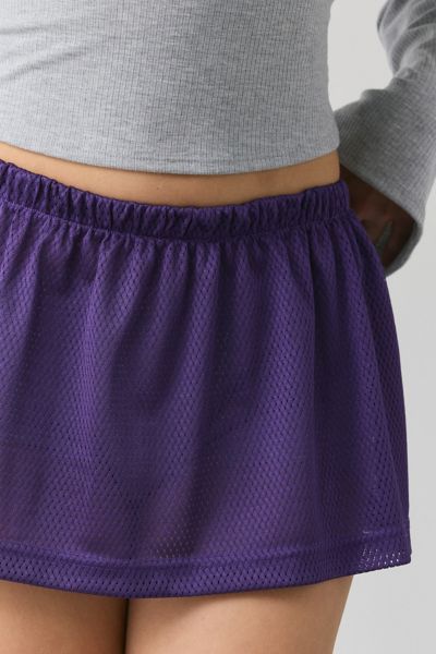 ReMADE By UO Football Jersey Low-Rise Micro Mini Skirt