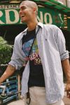 Vintage By UO Branded Printed Button-Down Shirt