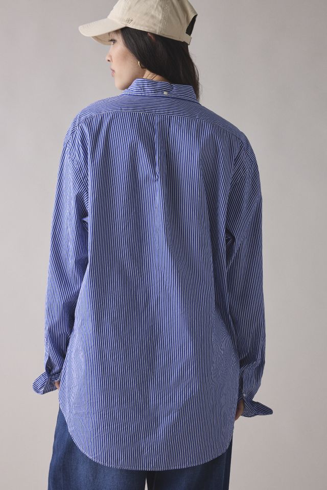 Vintage By UO Branded Printed Button-Down Shirt #5
