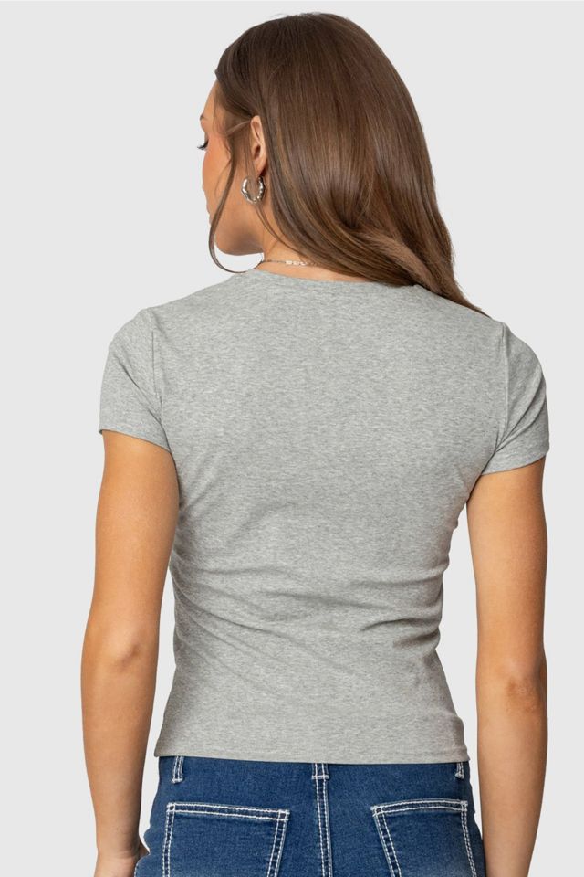 Edikted Narla Leopard Star T-Shirt
