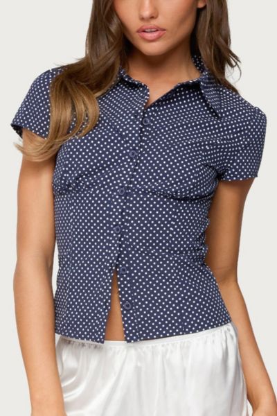 Edikted Massie Tailored Button Up Shirt Product Page