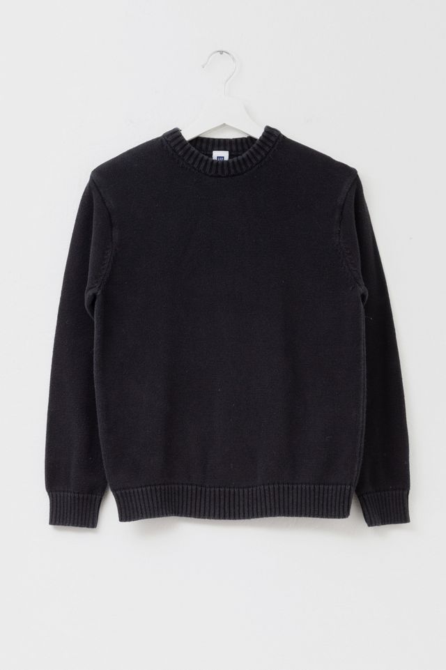 Vintage Y2K GAP Black Cotton Pullover Sweater | Urban Outfitters