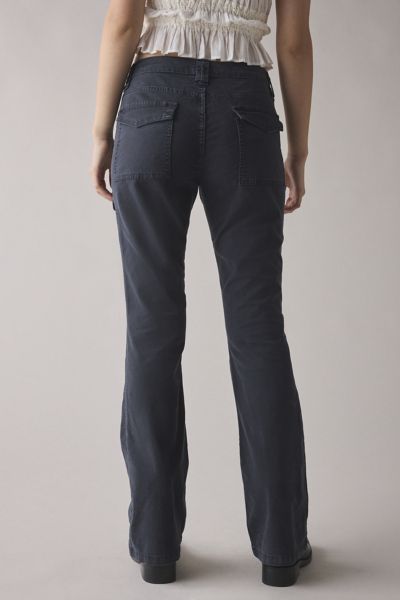 BDG Brigid Canvas Ultra Low-Rise Bootcut Utility Pant
