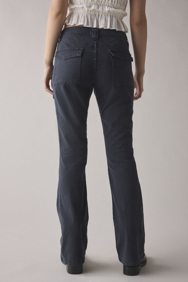 BDG Brigid Canvas Ultra Low-Rise Bootcut Utility Pant #1
