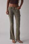 BDG Brigid Canvas Ultra Low-Rise Bootcut Utility Pant