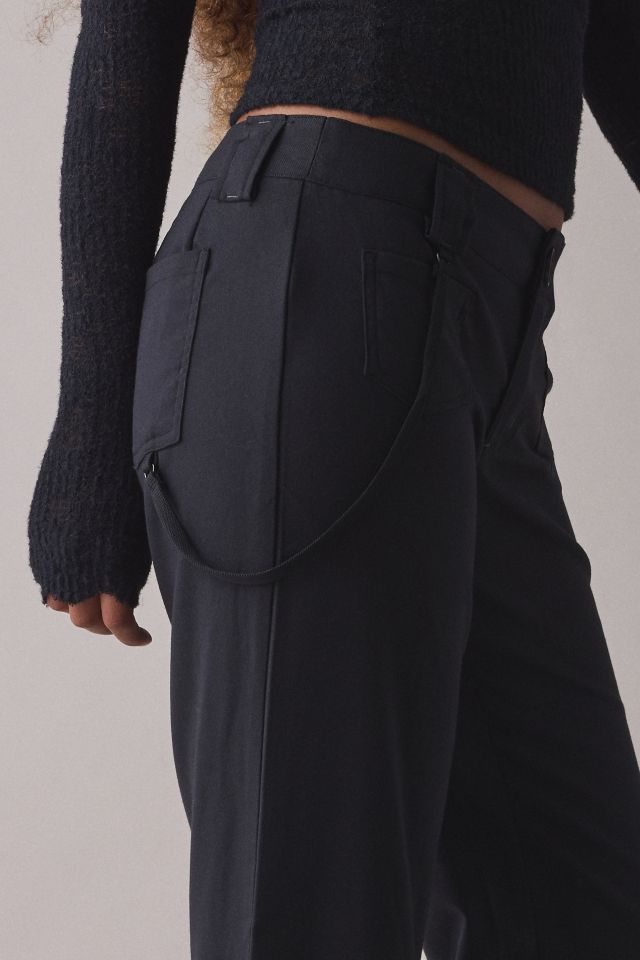 UO Feeling It Twill Low-Rise Wide Leg Trouser #3
