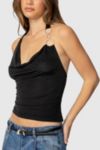 Edikted Rhia Cowl Neck Halter Top
