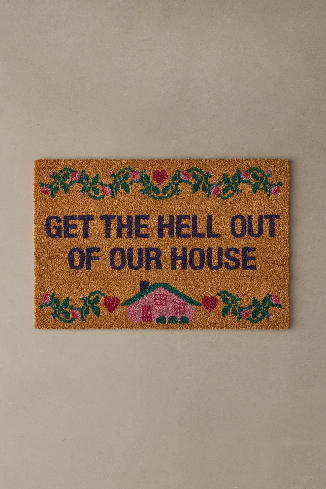 Get Out Coir Doormat - Multi, 20X30