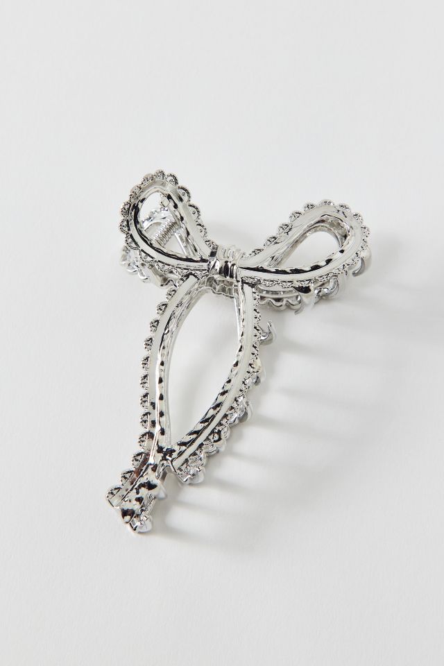 Juliette Metal Hair Bow Claw Clip #1