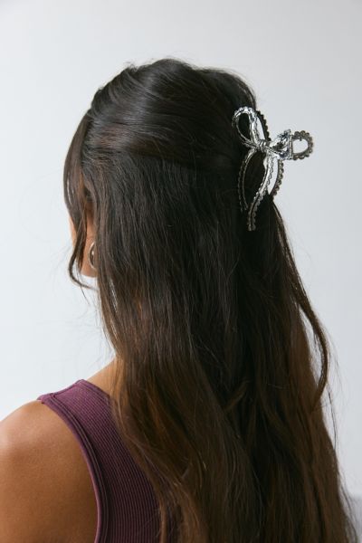 Juliette Metal Hair Bow Claw Clip