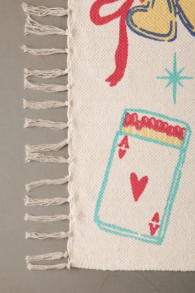 Cutie Collage Printed Woven Rug