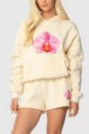 Edikted Orchid Babe Sweat Shorts