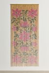 Allegra Floral Bamboo Beaded Curtain