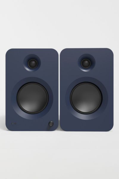 Kanto Ren Powered Bluetooth Bookshelf Speakers - Pair In Dark Blue At Urban Outfitters In Blue