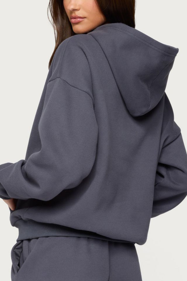 Edikted Orchid Babe Hoodie Sweatshirt #4