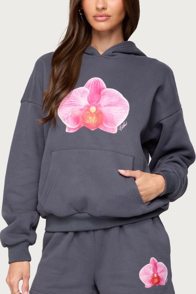 Edikted Orchid Babe Hoodie Sweatshirt #1
